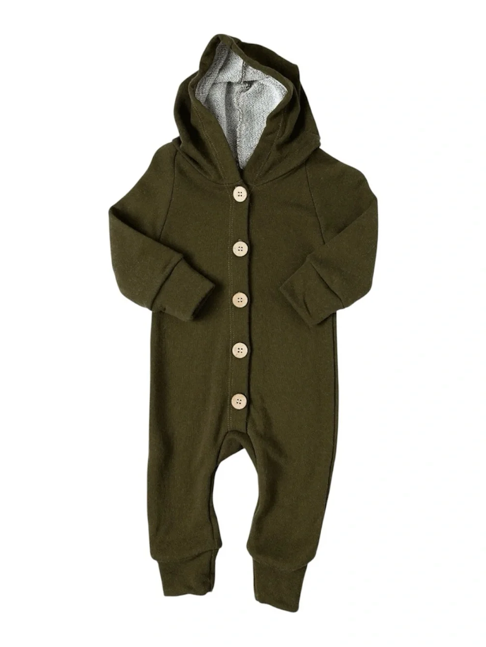 Childhoods Clothing Hooded Romper - fatigue - Picture 1 of 7